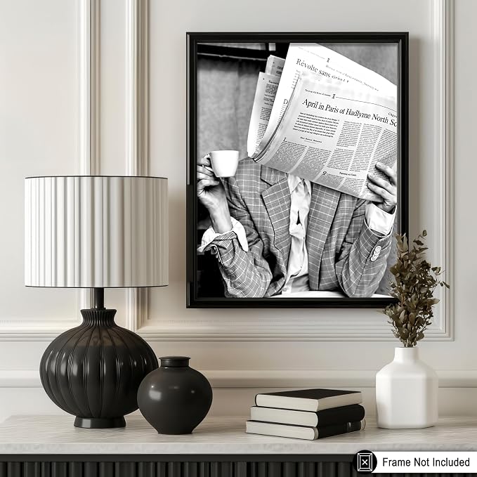 Poster Master Drinking Coffee Print - Image 3