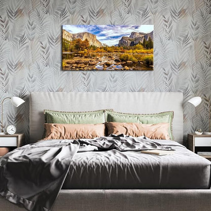 Yosemite Valley Mountain Wall Art Panorama of National Park Canvas Prints - Image 4