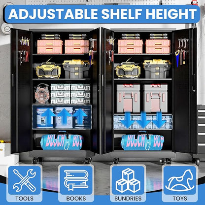 Metal Garage Storage Cabinet - Image 5