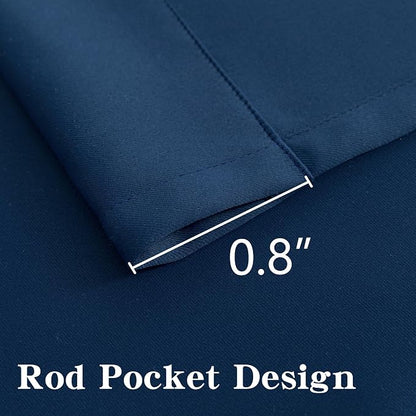 IGEMAEVE Blackout Curtains 72 Inch Length 2 Panels Set, Rod Pocket Energy - Image 3