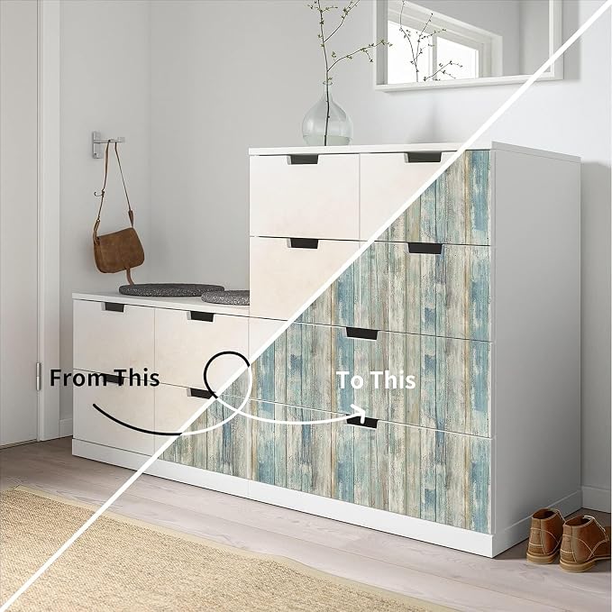 practicalWs Peel and Stick Wallpaper 17.71" x 236.2" Wood Wallpaper Wood - Image 2
