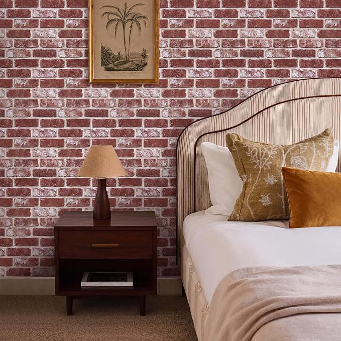 Commomy 3D Peel and Stick Brick Tiles - Image 2