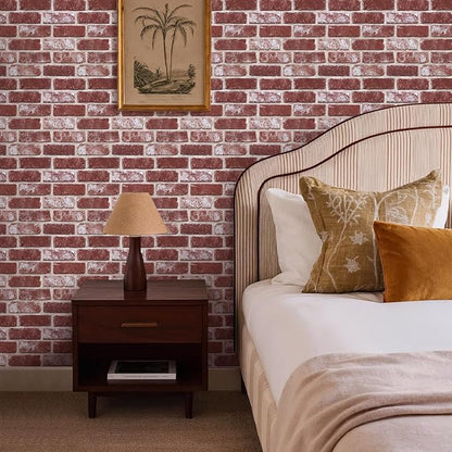 Commomy 3D Peel and Stick Brick Tiles - Image 2