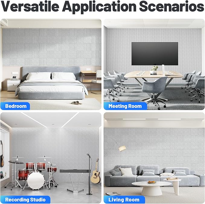 12 Pack Sound Proof Foam Panels - Image 5