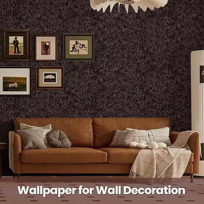 Abyssaly Brown Peel and Stick Wallpaper - Image 7