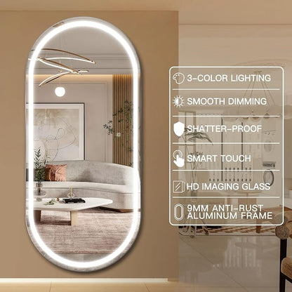 FENNIO 71" x 32" Large Wall Mounted Mirror - Image 5