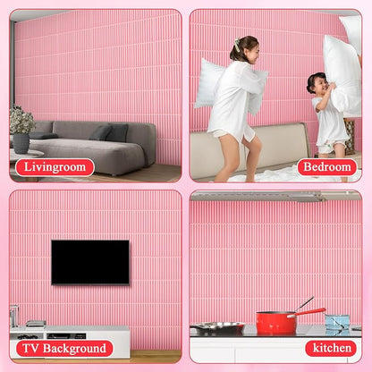 Nuanchu 32 Pcs 3D Wall Panels for Interior Wall Decor, 32 Sq. ft Coverage - Image 7