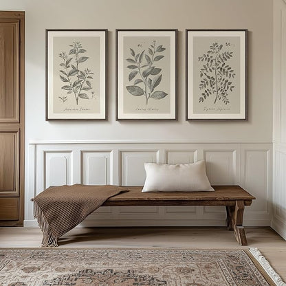 Large Framed Botanical Wall Art - Image 8