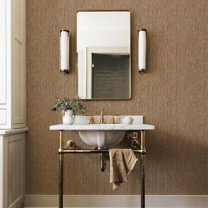 JiffDiff Woven Wallpaper Peel and Stick 17.3" x 400" Colorful Paint Grasscloth by wallpaper