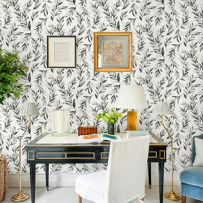 Livebor Olive Leaf Wallpaper Peel and Stick Leaf Contact Paper 17.7inch x - Image 6