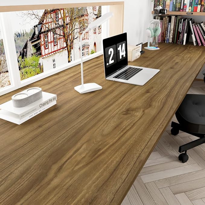 WESTICK Wood Contact Paper Peel and Stick Countertops Waterproof Vintage Wood - Image 2