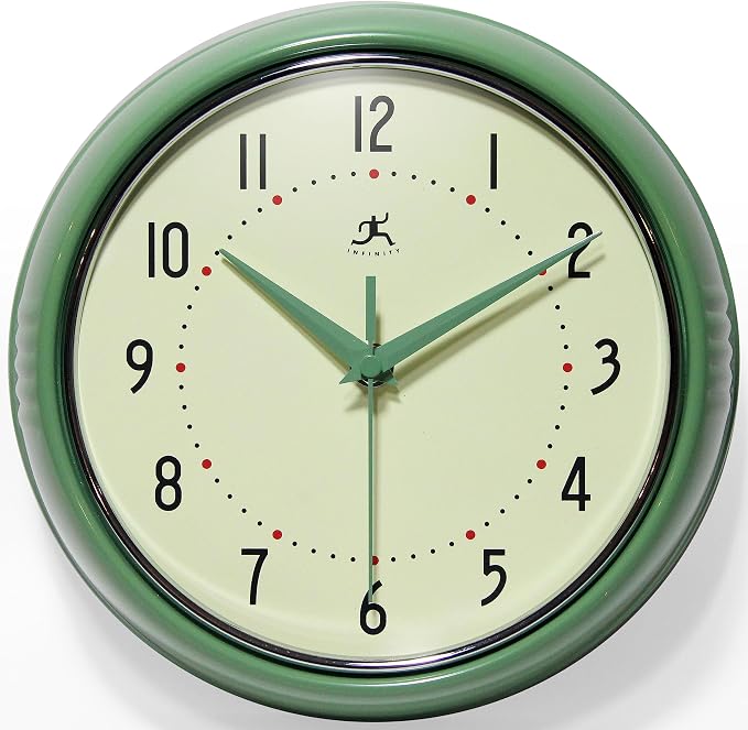 Infinity Instruments LTD. Retro 15 inch Mid Century Modern Kitchen Diner Wall by InfinityInstruments