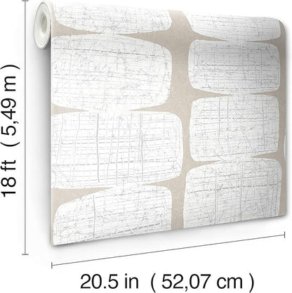 RoomMates RMK12347PL Mid-Century Beads Peel and Stick Wallpaper - Image 5