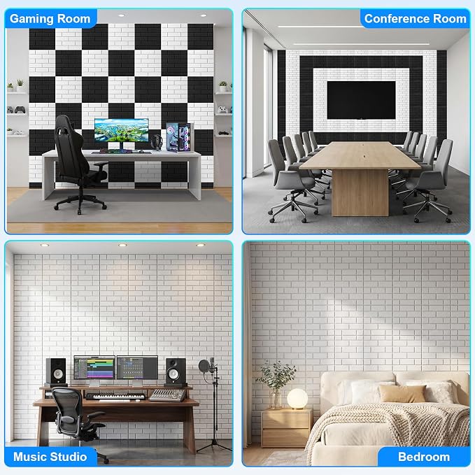 18 Pack Acoustic Panels, Sound Proof Foam Panels - Image 7
