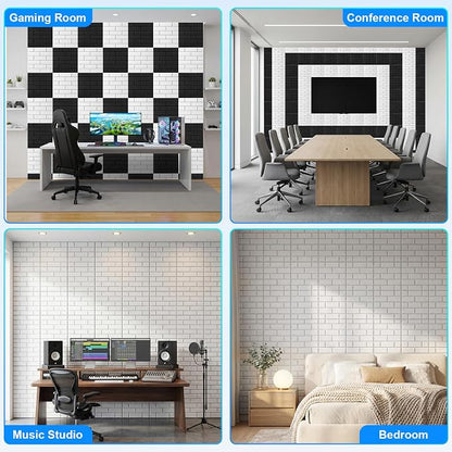 18 Pack Acoustic Panels, Sound Proof Foam Panels - Image 7