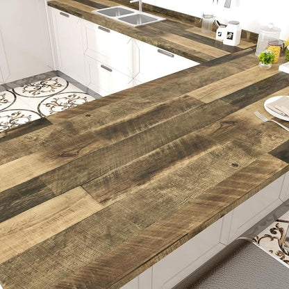 WESTICK 36" x 120" Large Wood Conatct Paper Self Adhesive Counter Top Vinyl - Image 3