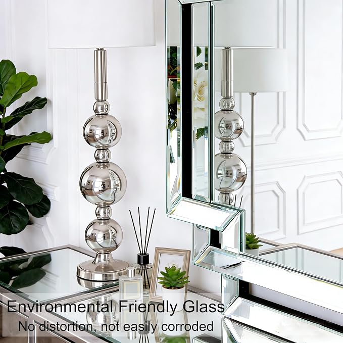 Rectangular Large Decorative Wall Mirror - Image 3