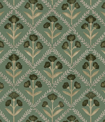 Orainege Peel and Stick Wallpaper Vintage Floral Wall Paper Boho Contact Paper by Orainege