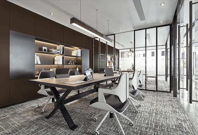Dimoon 110''x17.7'' Grey Peel and Stick Wallpaper Contact Paper Modern Self - Image 6