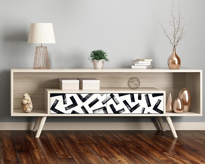 FLFK Black and White Design Wallpaper Border - Image 4