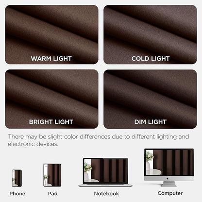 Joydeco Blackout Patio Sliding Door Curtains 108 Inches Long, Grommet Privacy - Image 9