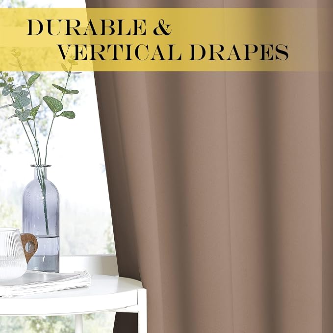 NICETOWN Blackout Curtains 63 inches Length - Image 5