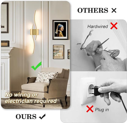 KARTOOSH Battery Operated Wall Sconces Set of Two - Image 2