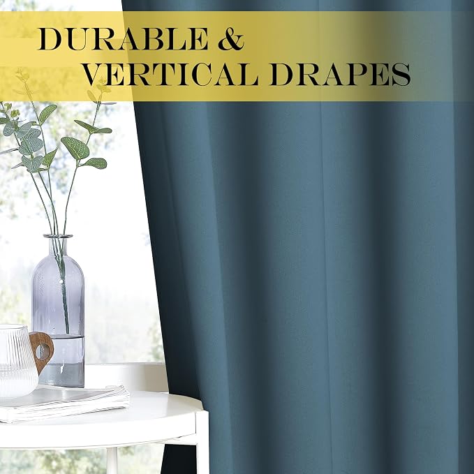 NICETOWN Door Curtain for Closet Doors 80 Inches Long 1 Panel, Room Divider - Image 6