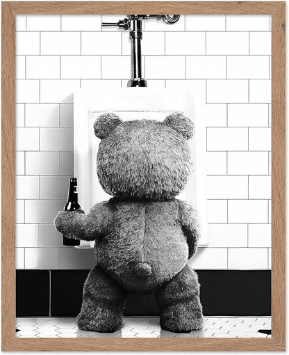 Poster Master Funny Teddy Bear Print by PosterMaster