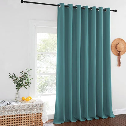 NICETOWN Blackout Curtains for Sliding Glass Door Room Divider Noise Reduce - Image 8