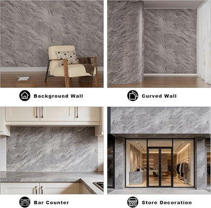 3D Wall Panels - 1PCS 7.9"x11.8" Faux Stone Wall Covering - MCM Modified Clay - Image 4