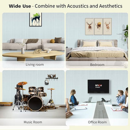 Acoustic Panels, 10 Pack Sound Panels Noise Reducing - Image 4