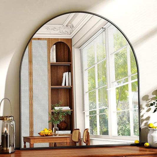 XRAMFY 31"x32" Arched Wall Mirror - Image 2