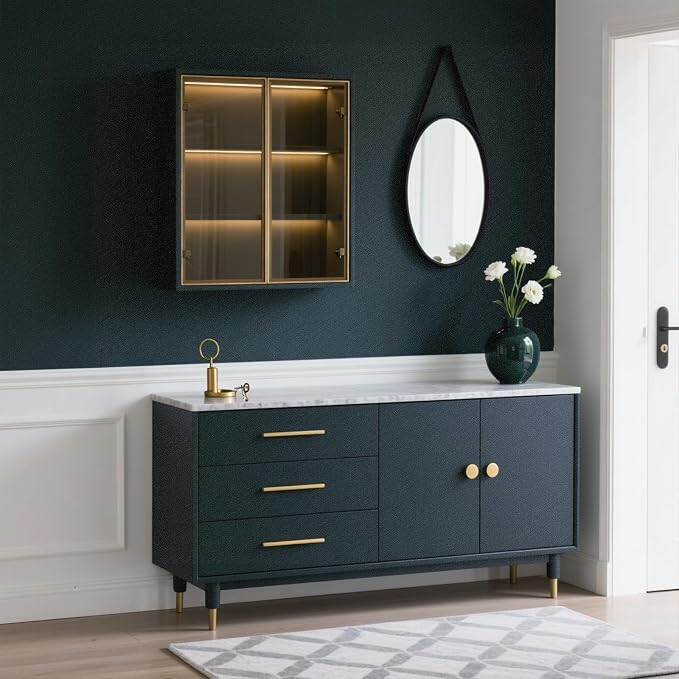 Yancorp 16"x394" Matte Emrald Green Peel and Stick Wallpaper Removable Contact - Image 2
