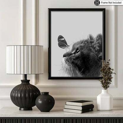 Poster Master Butterfly on Cat Poster - Image 3