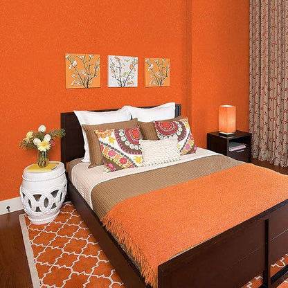 Abyssaly Orange Peel and Stick Wallpaper Removable Self Adhesive Wallpaper - Image 6