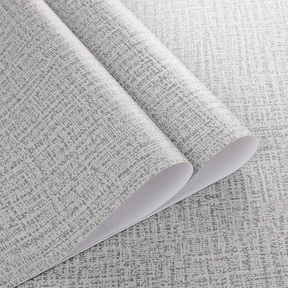 Grey Grasscloth Peel and Stick Wallpaper 17.7inchx118.1inch Textured Wallpaper - Image 5