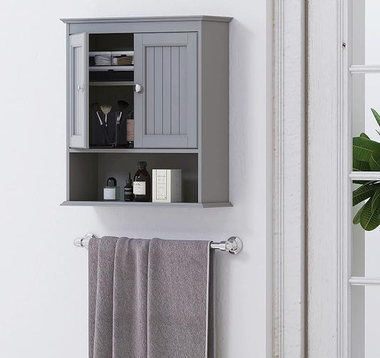 Spirich Bathroom Wall Cabinet, Wall Mounted Medicine Cabinet Organizer - Image 2