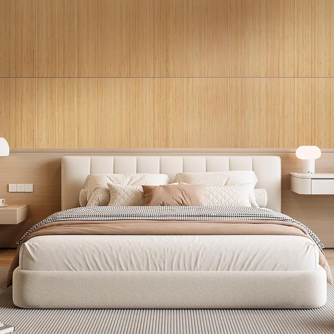 OUZUGIE 1 Pack 96x24 Inch Natural Bamboo Wall Panel – Twinned Carbides Pole - Image 8