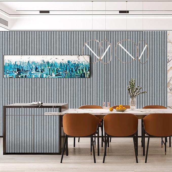 Gray Wood Slat Wallpaper - Image 5