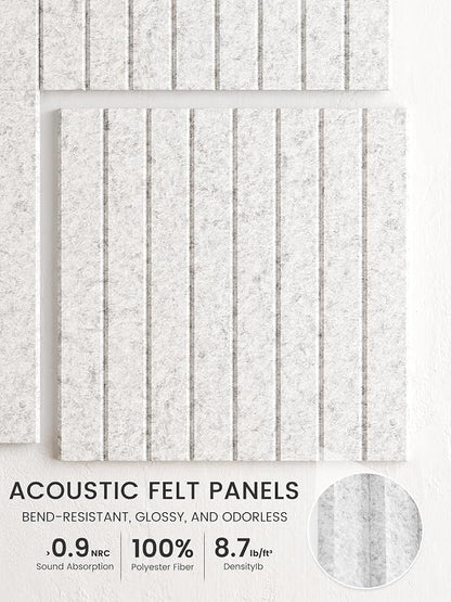 Bumusty Large Cork Board Alternative-48 x 36" Felt Bulletin Board Tiles - Image 3