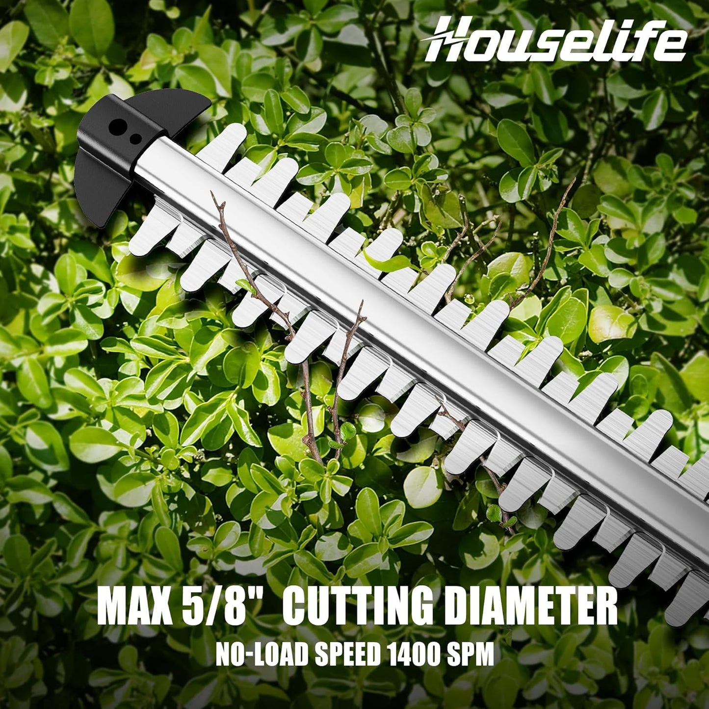 Houselife Cordless Hedge Trimmer and Leaf Blower Combo Compatible with Dewalt 20V Max Battery (Tool Only), 18'' Battery Powered Hedge Trimmers and Electric Leaf Blowers Lawn Care, Yard, Garden