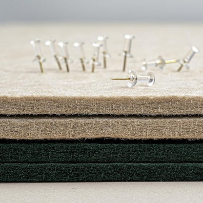 Bulletin Board, 24 x 18 inches Felt Board Decorative Pin Board, Cork Board - Image 6