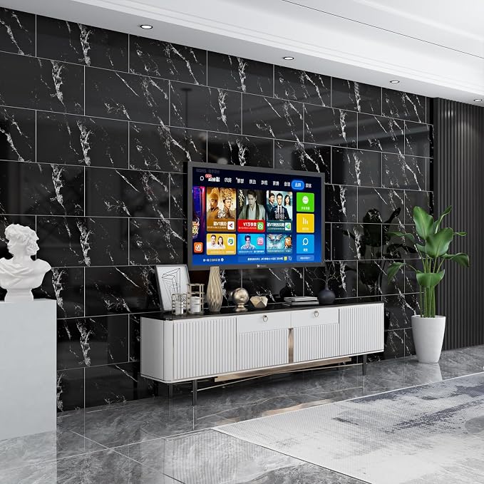 Haimin Wall Panels Peel and Stick 20 Pieces 23.6x11.8in Lightweight Backsplash - Image 2