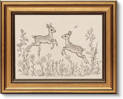 VIYYIEA Vintage Gold Framed Wall Art by VIYYIEAART