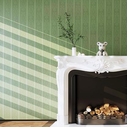 JiffDiff Wallpaper Peel and Stick Textured, 3D Embossed Wall Paper Stick on - Image 5