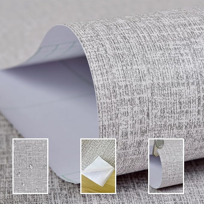 Yancorp 24" Wide Textured Fabric Wallpaper - Image 2