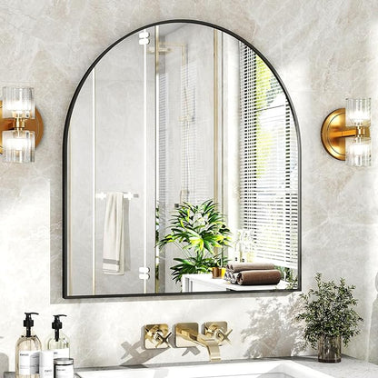 XRAMFY 31"x32" Arched Wall Mirror - Image 3
