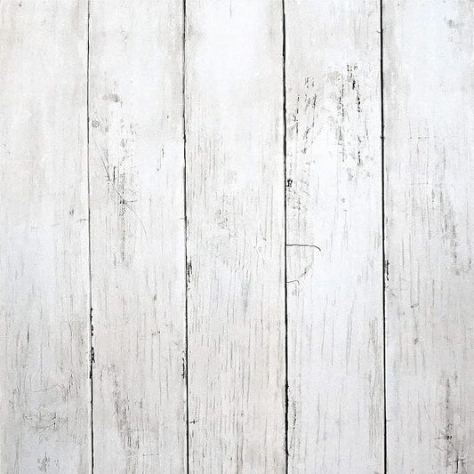 CiCiwind White Wood Peel and Stick Wallpaper 197”x17.7” Removable Self Adhesive by CiCiwind