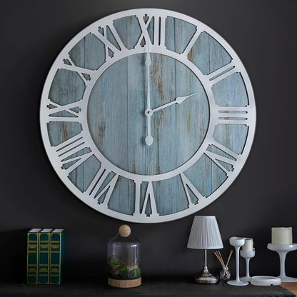 1st owned Wall Clocks for Living Room Decor, Round Silent Non Ticking, Modern - Image 9